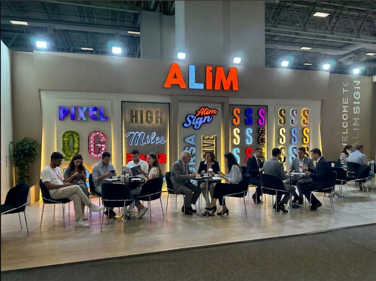 Alim Reklam Uluslararası Fuar Standı - Bursa Kutu Harf Üretimi