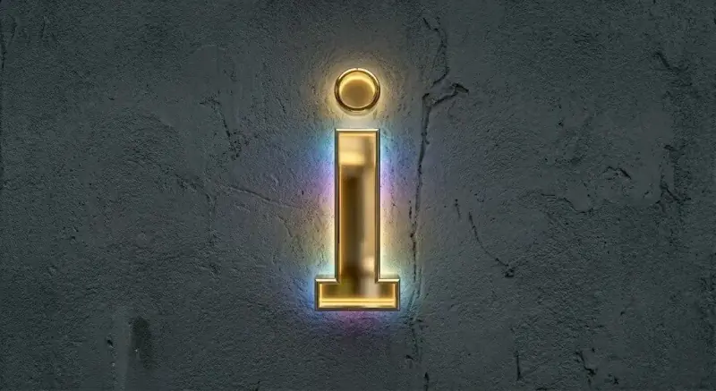 Titanyum Gold & Krom Ayna Harf