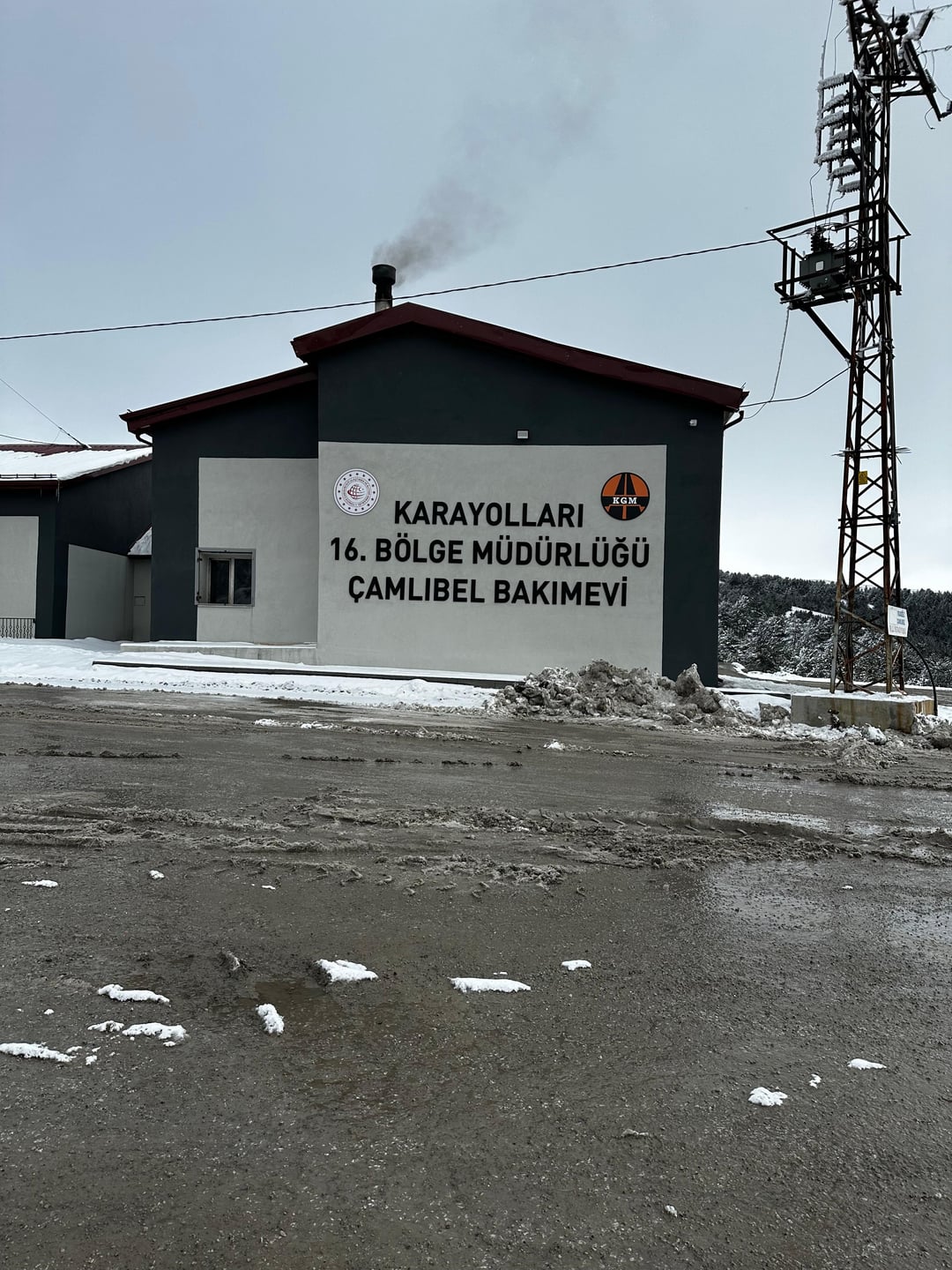 T.C. Karayolları 16. Bölge Müdürlüğü Kamu Binası Tabelası